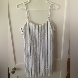 Lulu's Navy and White Striped Dress